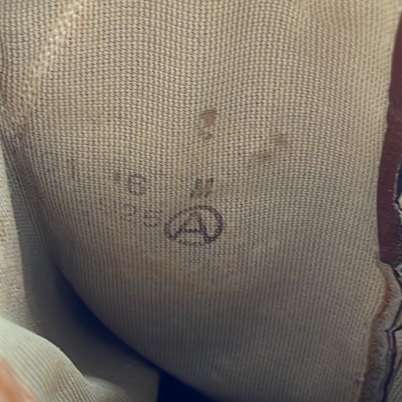 "ACME Vintage Brown Leather Western Cowboy Boots - Women's Size 6 - Picture 7 of 8